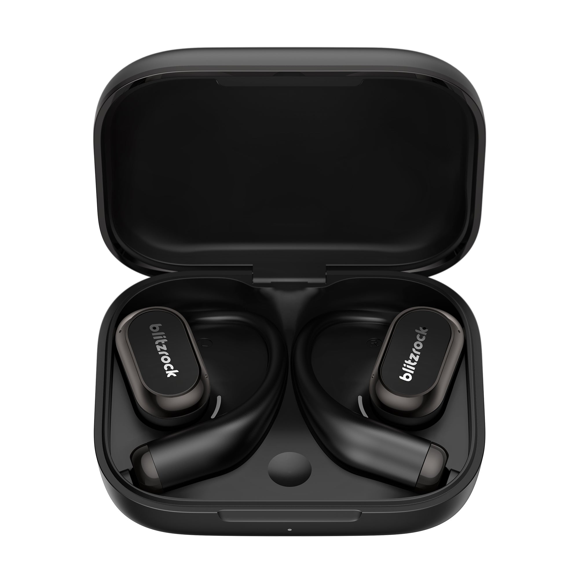 BlitzRock Écouteurs Bluetooth 5.4 IPX7 28H Autonomie Sport Noir BlitzRock Écouteurs Bluetooth 5.4 IPX7 28H Autonomie Sport Noir
